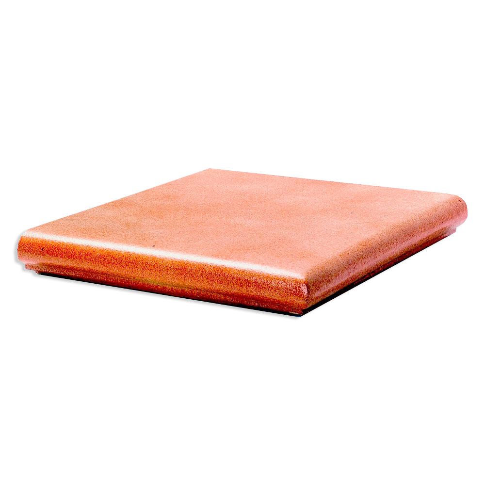 Trappeflis Hjørne Viken Klassik Terracotta Glasert Sand Matt 33x33 cm